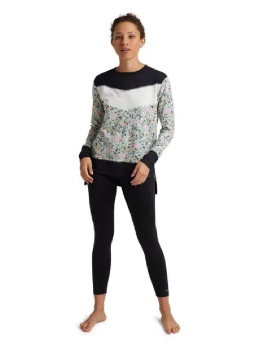 Burton Larosa Midweight Base Layer Top Floral Avant Garden - Ski & hike gear